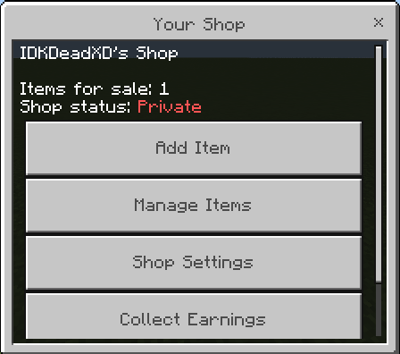 Player Shops